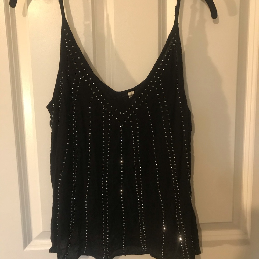 Bedazzled Free People tank